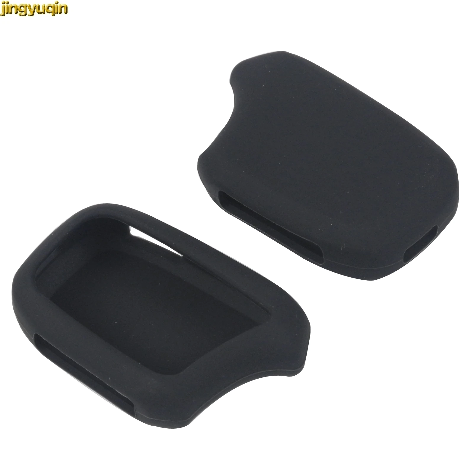 

Jingyuqin Silicone Key Chain Cover Case for MAGICAR KOREA Car Auto Security Alarm Two Way Remote Controller Rubber Car-styling