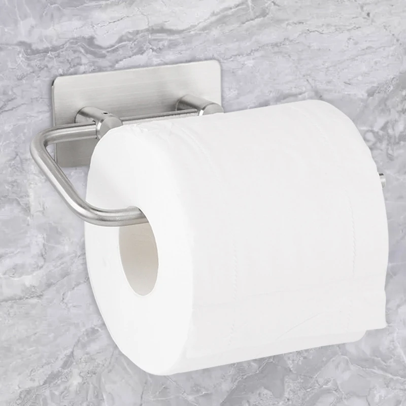 Настенная самоклеящаяся вешалка для полотенец из нержавеющей стали|Держатели