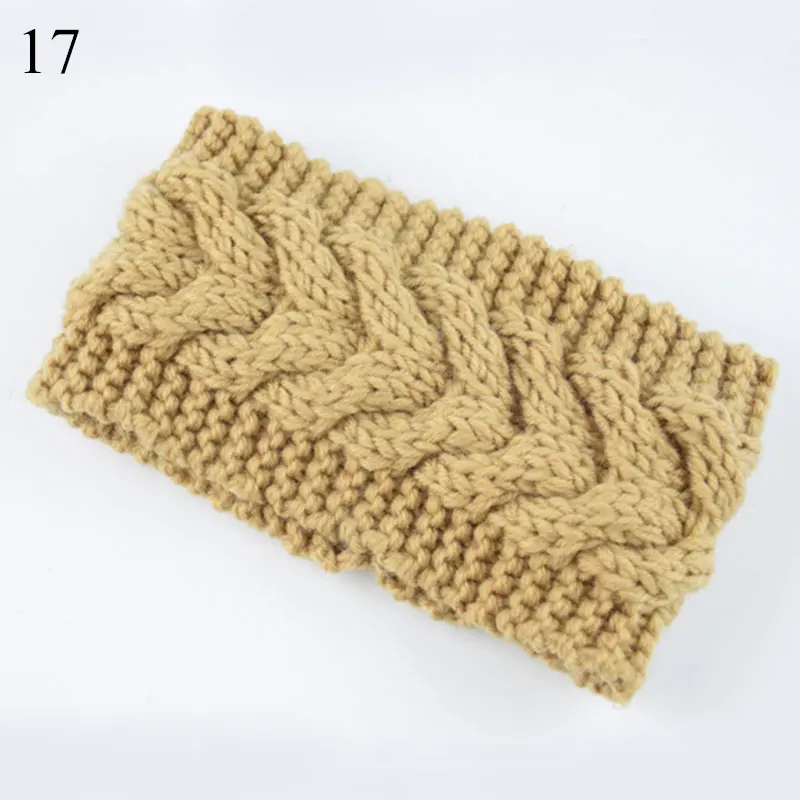 Широкий обруч для волос Женский однотонный ручной работы эластичные обручи