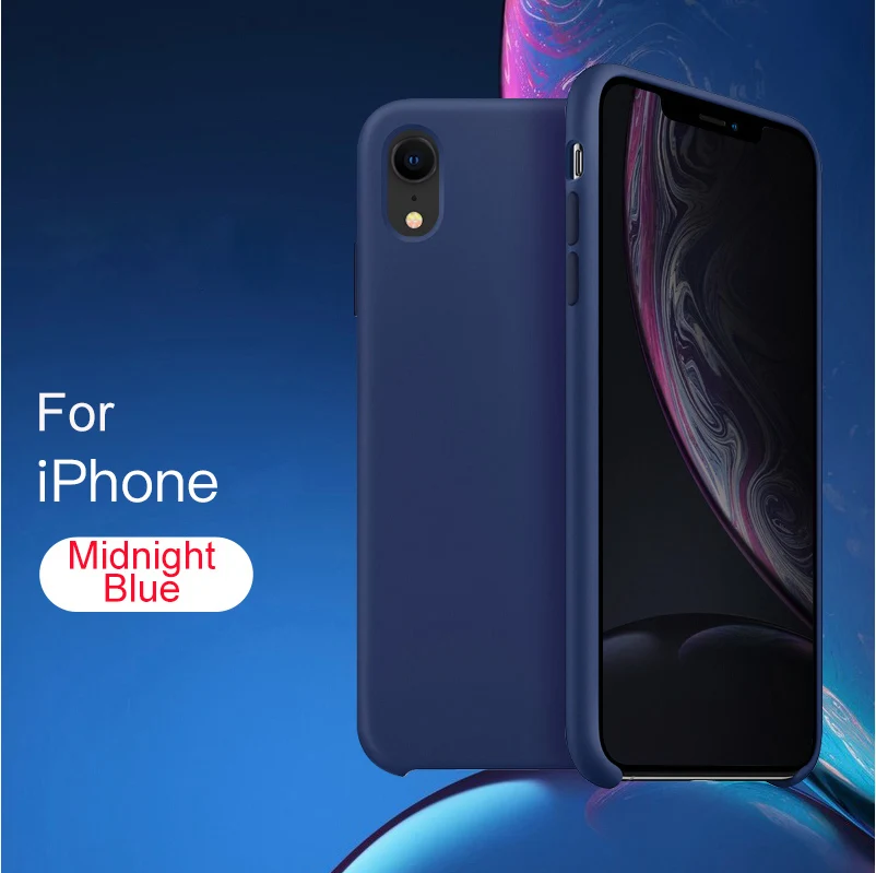 Официальный силиконовый чехол для iPhone 11 Pro MAX XR X Xs MAX чехол s для apple iPhone 7 8 Plus 6 6s 5 5S SE чехол с логотипом