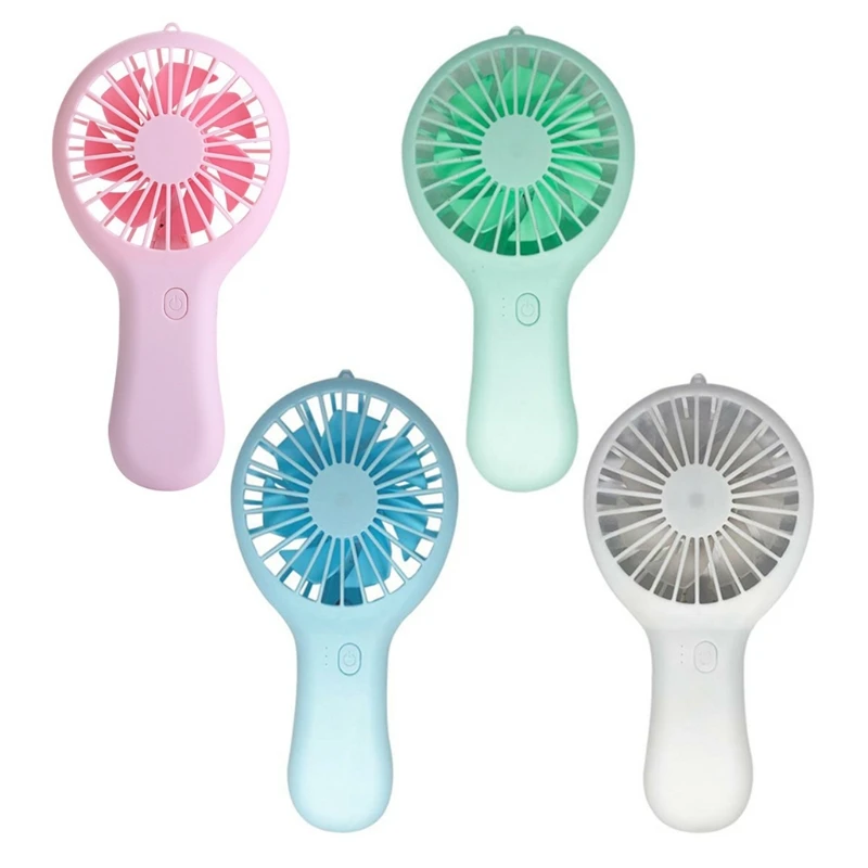 Портативный ручной мини воздухоохладитель бесшумный вентилятор с USB зарядкой