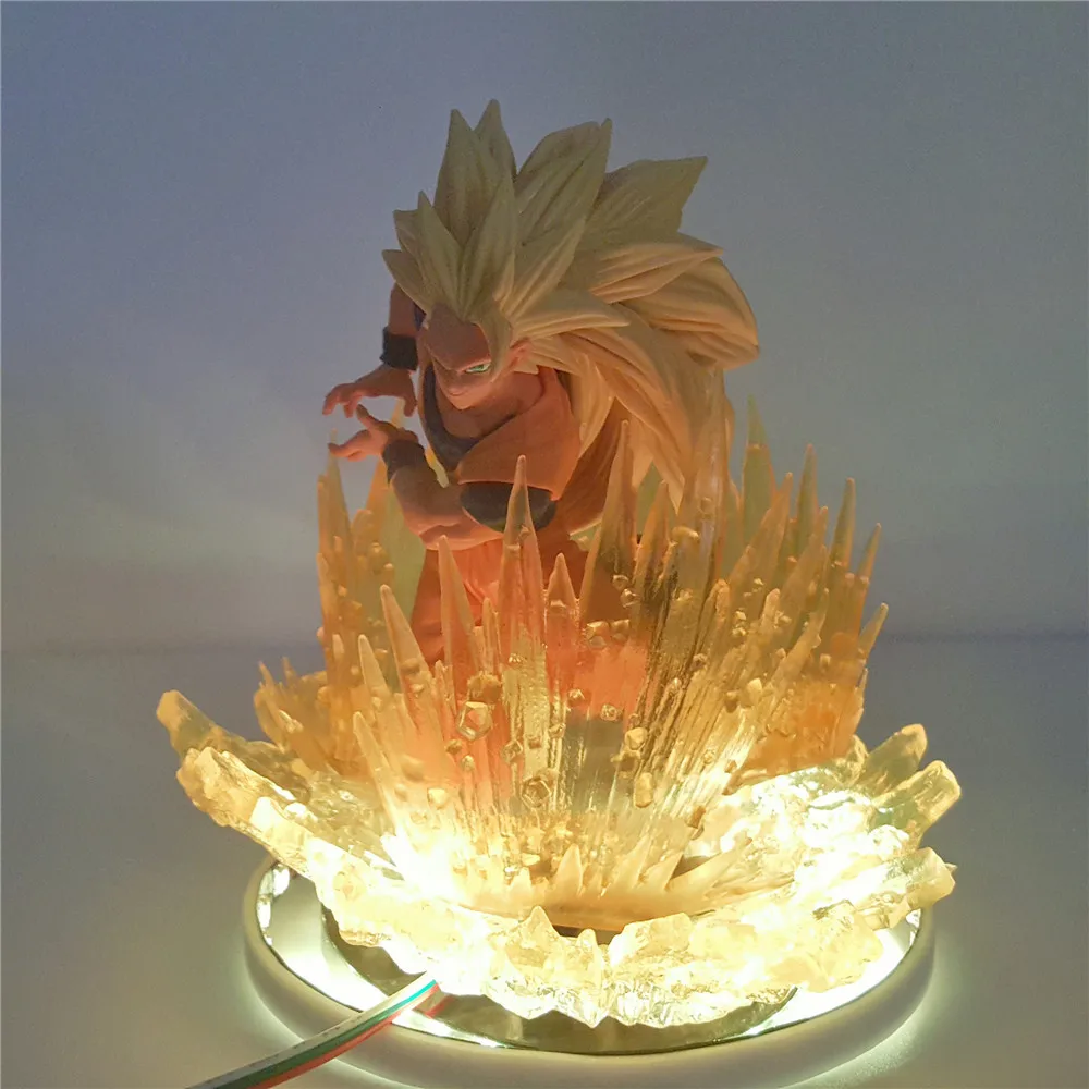 Son Goku Dragon Ball Z Супер Saiyan3 #52 Banpresto мир Рисунок Колизей 6 экшн DIY светодиодный аниме