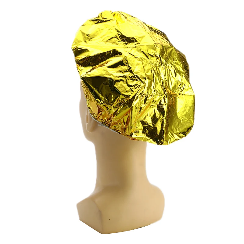 Одноразовая алюминиевая Гибкая шапочка для душа портативная изоляционная
