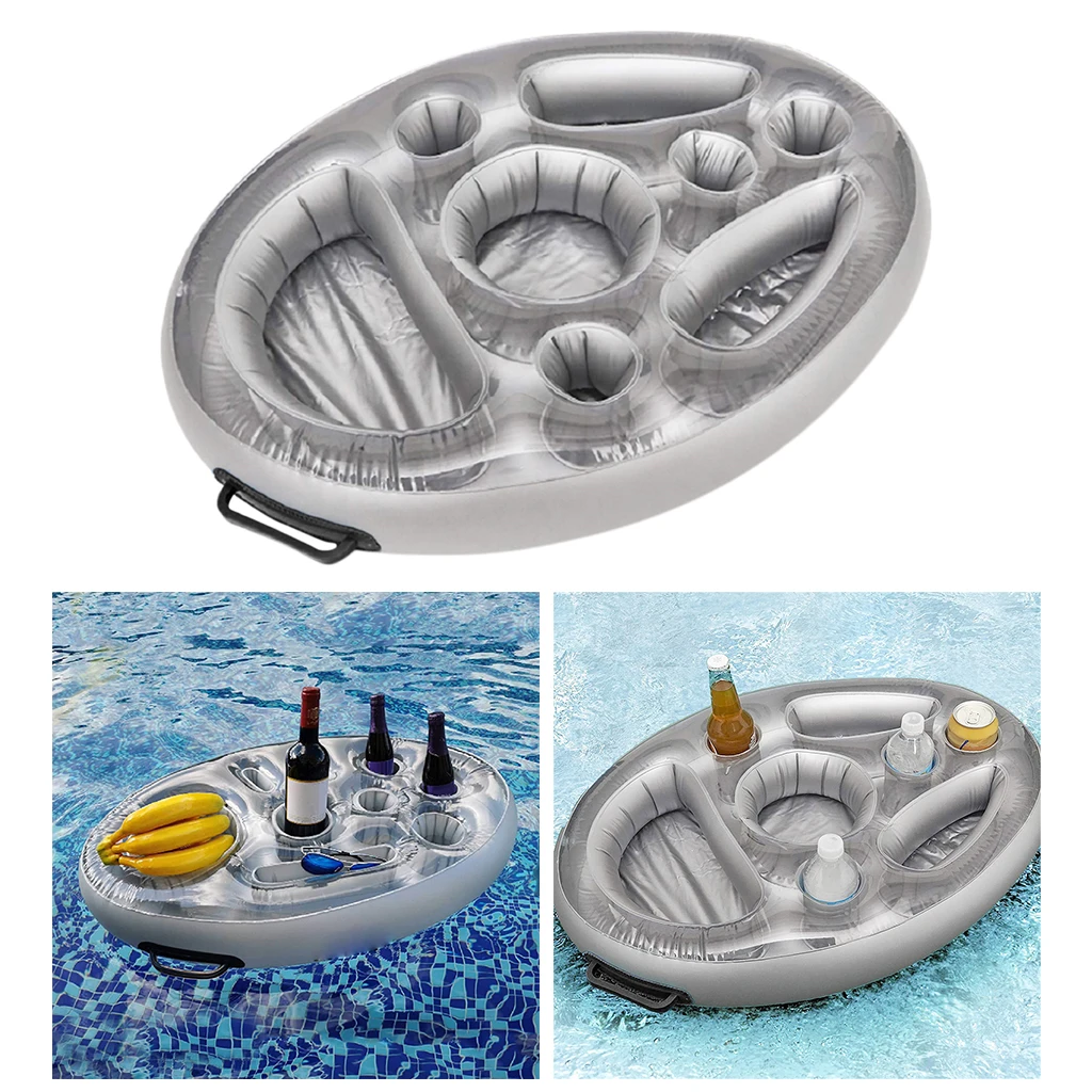

Floating Drink Holder Swimming Pools Hot Tub Beer Bottle Tray Summer Beach