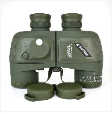 Военный охотничий HD морской бинокль boshile 10X50 зум дальномер компас телескоп окуляр водонепроницаемый азот bak4 черный