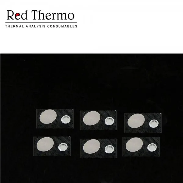 

Al герметичные кастрюли с крышкой для 201-53090-00 Shimadzu, кастрюли для термоанализа, DSC кастрюли для образцов, красный термо100 шт./лот