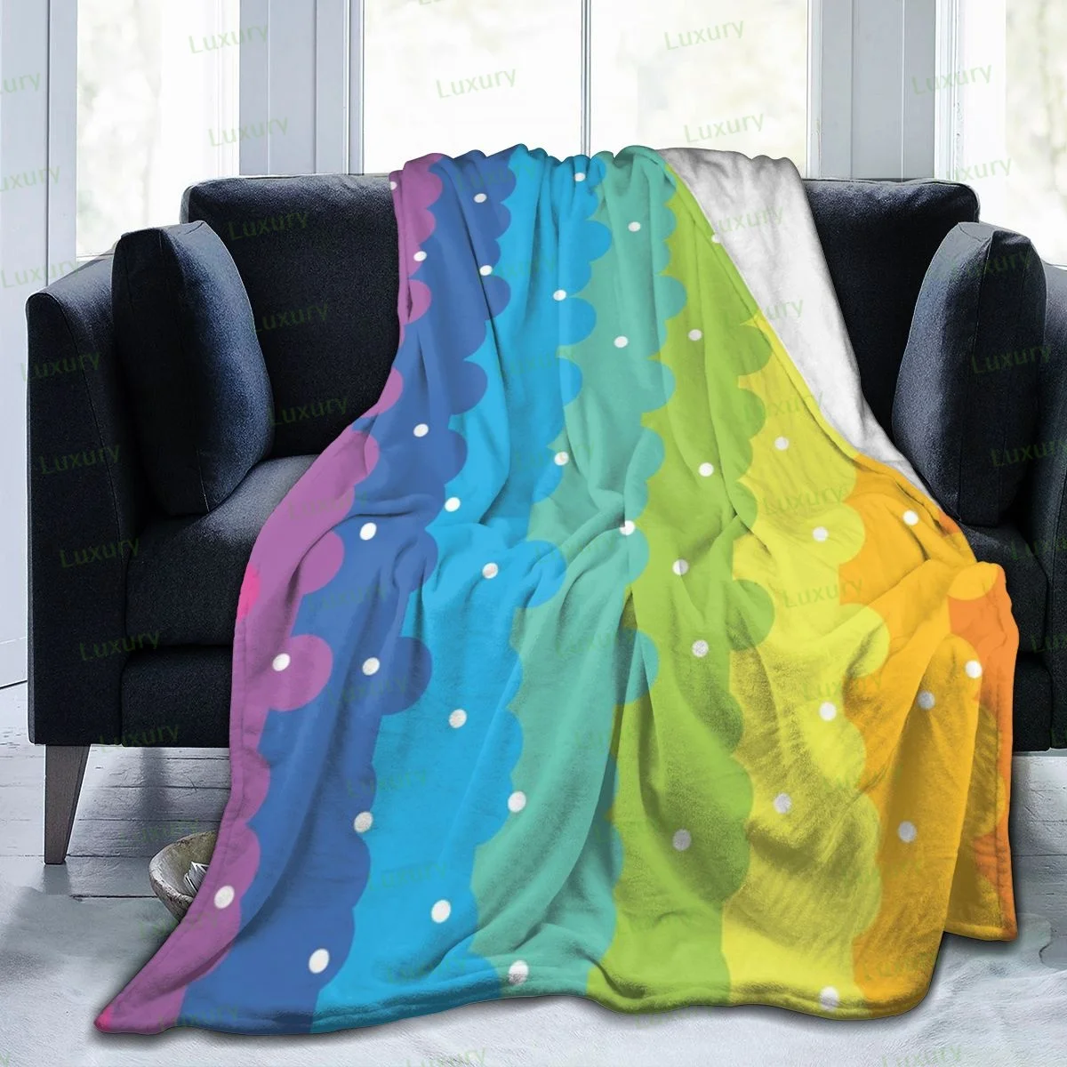 

Soft Blanket Cool Cartoon Ultra-Soft Micro Fleece Cozy Sofa Bedroom Blanket