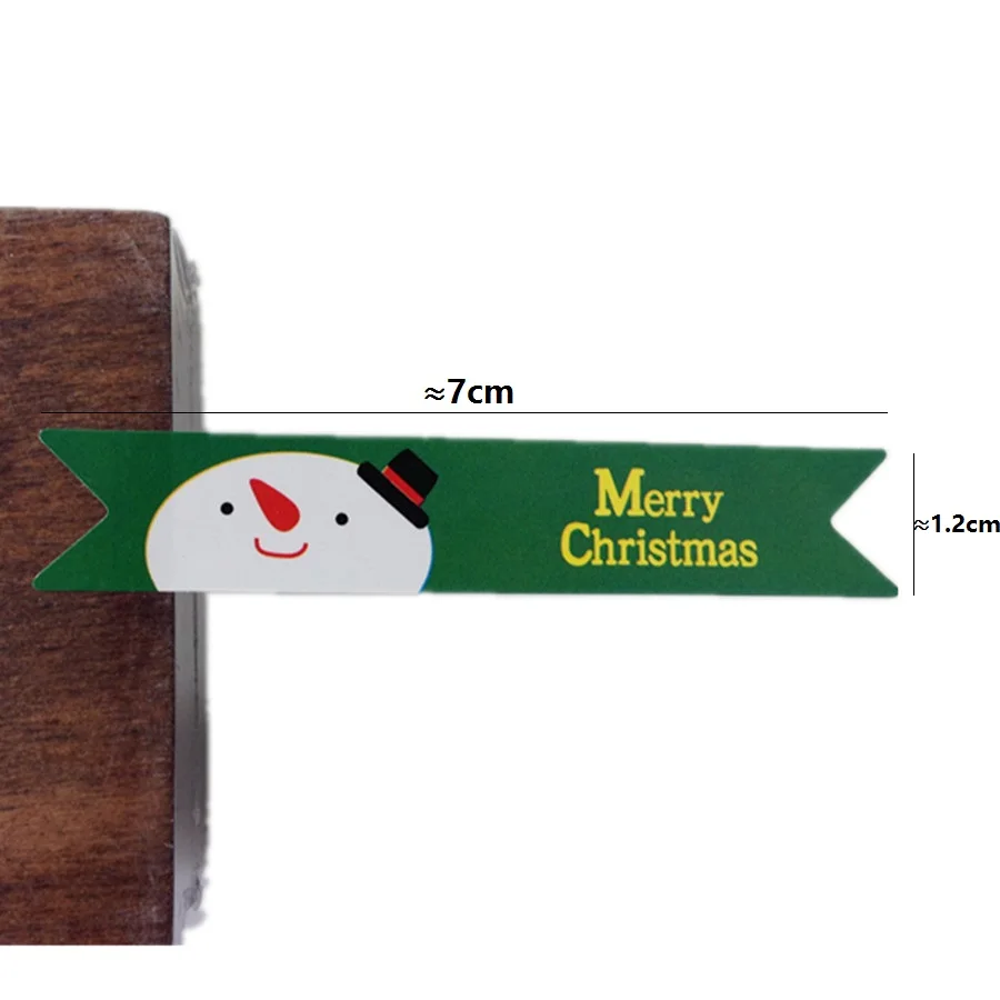 1200 шт./лот Винтажный дизайн флага серии Merry Christmas DIY многофункциональная наклейка