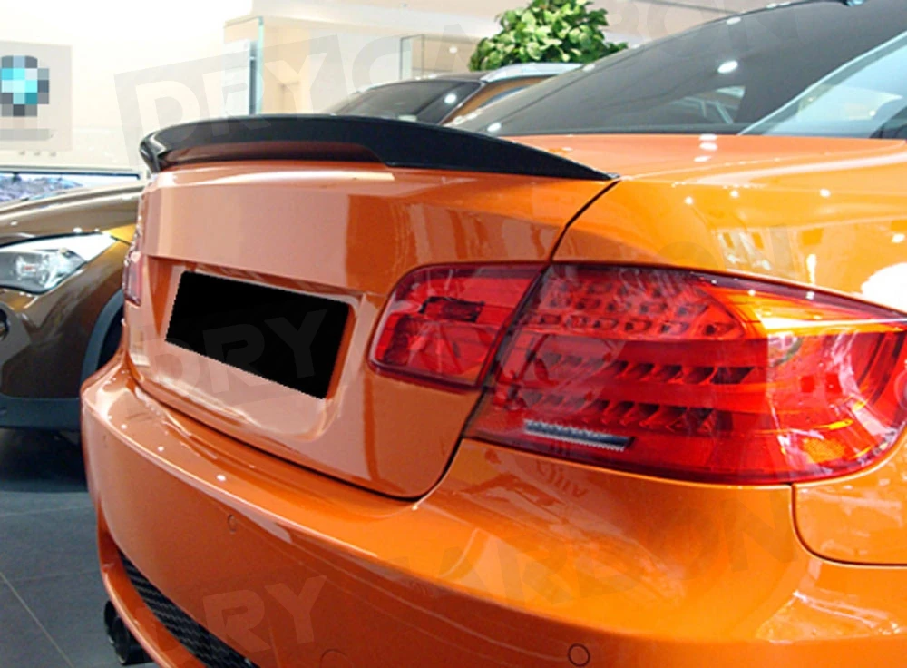 Задняя Крышка багажника из натурального углеродного волокна спойлер крыло для BMW