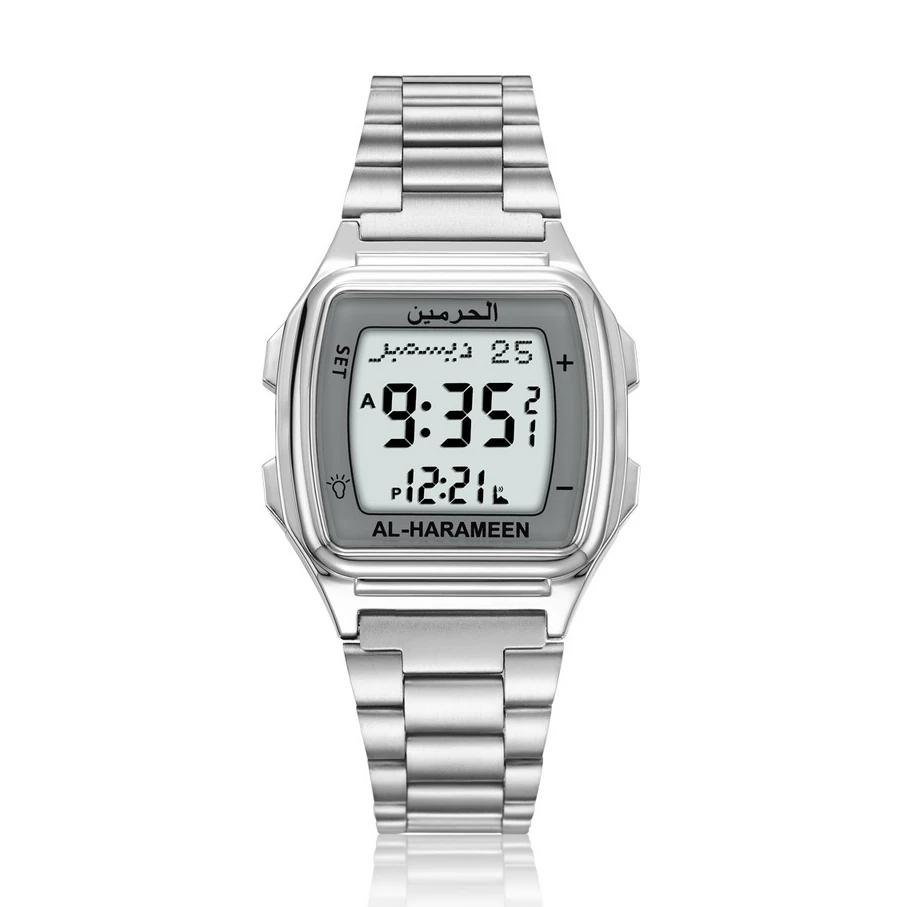 

Будильник Azan для мусульман с автоматической молитвенной сигнализацией и подсветкой