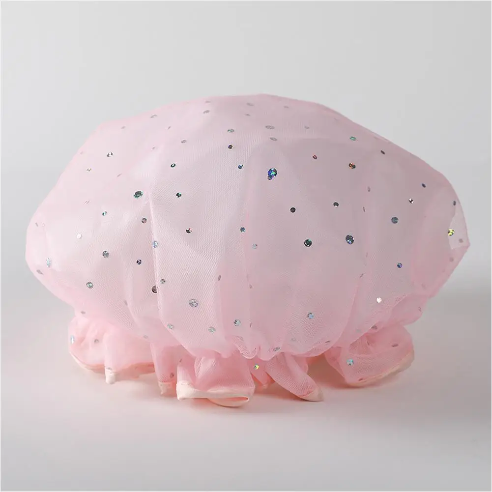 1 шт. Толстая Водонепроницаемая шапка для ванны двухслойная дизайнерская Крышка