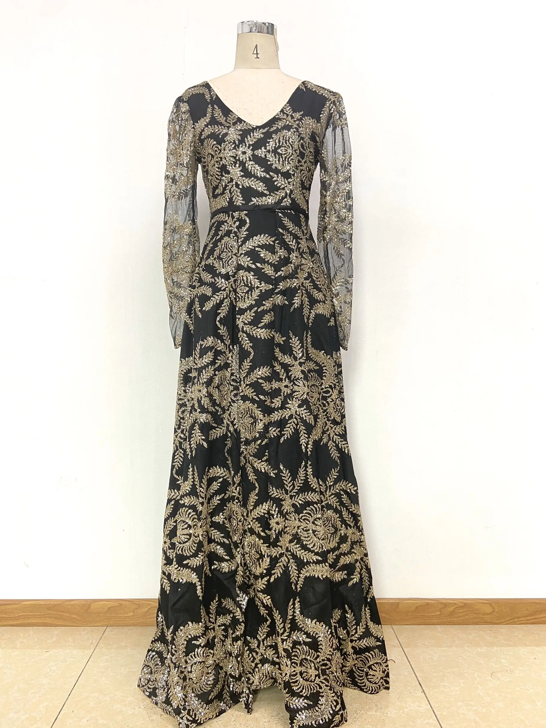 Платье женское длинное в пол пикантное вечернее платье стиле ампир для банкета