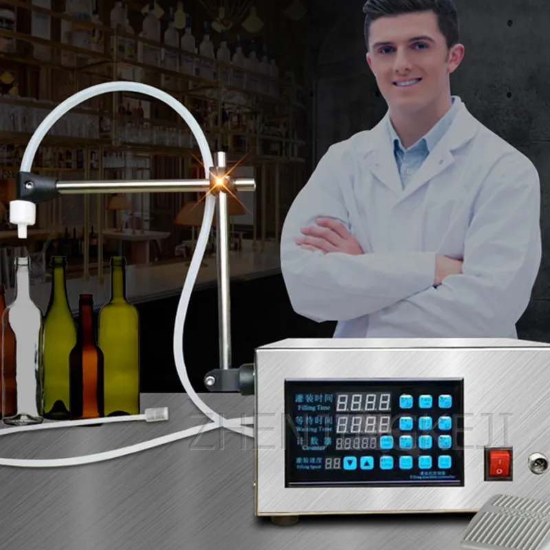 CNC жидкая количественная наполнительная машина маленькая полностью