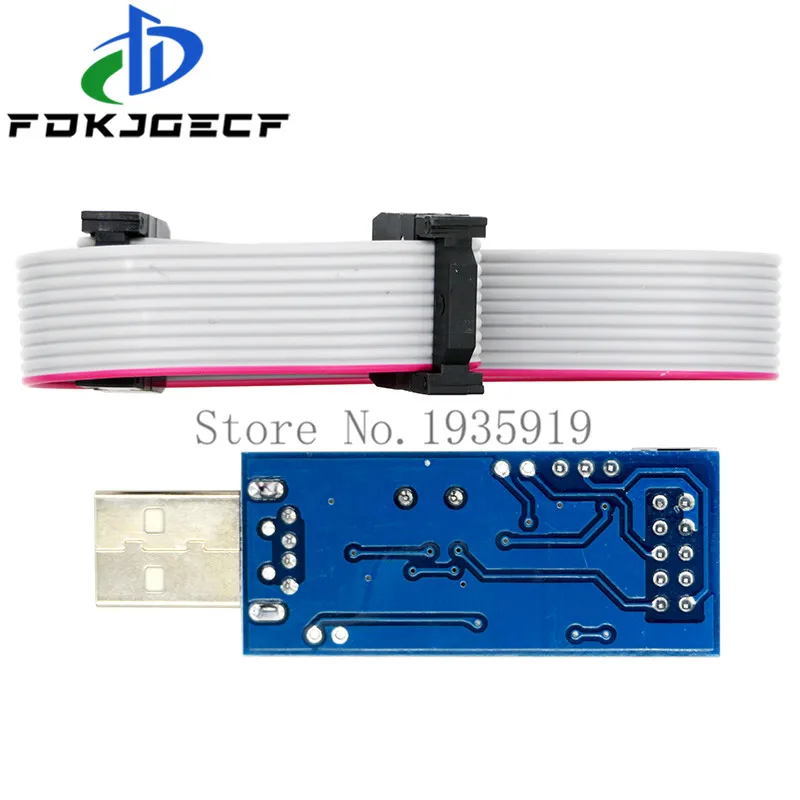 Программатор USB ISP ASP ATMEGA8 ATMEGA128 с поддержкой Win7 64 1 шт. | Электронные компоненты и