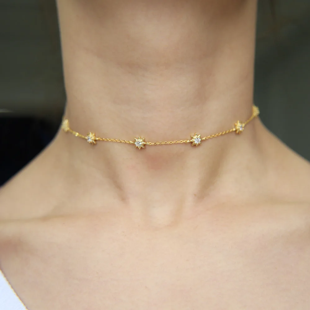 Женское многослойное ожерелье из стерлингового серебра 925 пробы изысканный