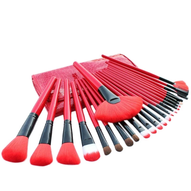 

Набор кистей для макияжа, 24 шт., набор кистей для макияжа, синтетические Контурные консилеры, кисти для основы, пудры, теней для век, кисти для...