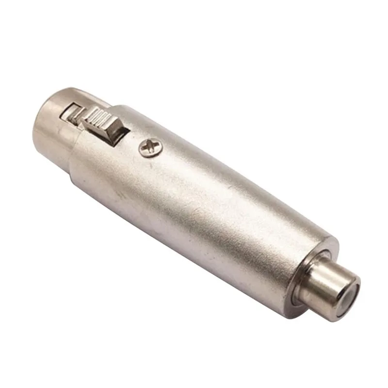 3Pin XLR розетка гнездо/штекер к разъему RCA переходник для микрофона усилитель