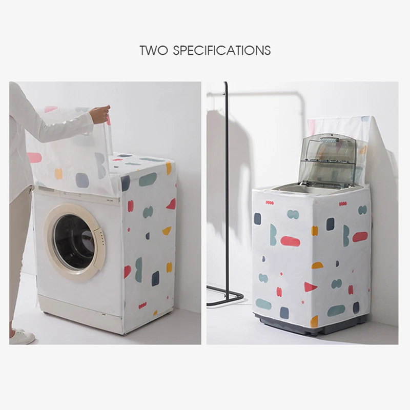 Утолщенные Чехлы для стиральной машины PEVA водонепроницаемый пылезащитный чехол