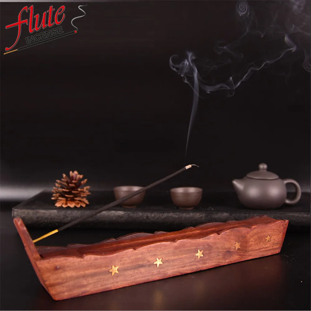 Палочка для ладана индийская ручная работа держатель из сандалового дерева