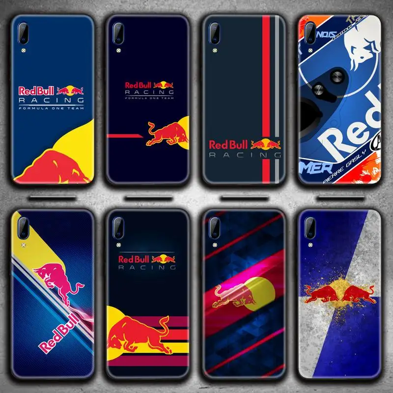 

RED Energy Drink Bull Racing Phone Case For Vivo Y91c Y17 Y51 Y67 Y55 Y7s Y81 Y19 Y97 Y93 V17 vivos5