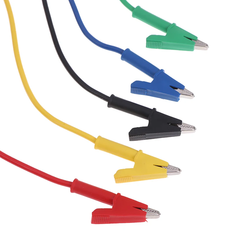 5pcs cable 4 mm 1 meters Banana Plug Cable Line Test Wire | Электроника