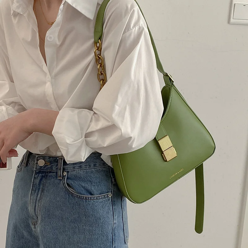 

French Minority Handbag Women's Summer New Fashion Armpit Bag Texture Versatile Ins Messenger Bag