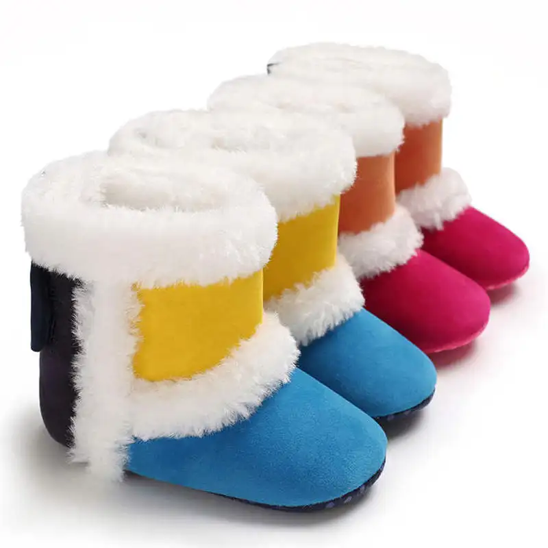 Детская обувь для мальчиков и девочек теплые мягкие хлопковые ботинки малышей