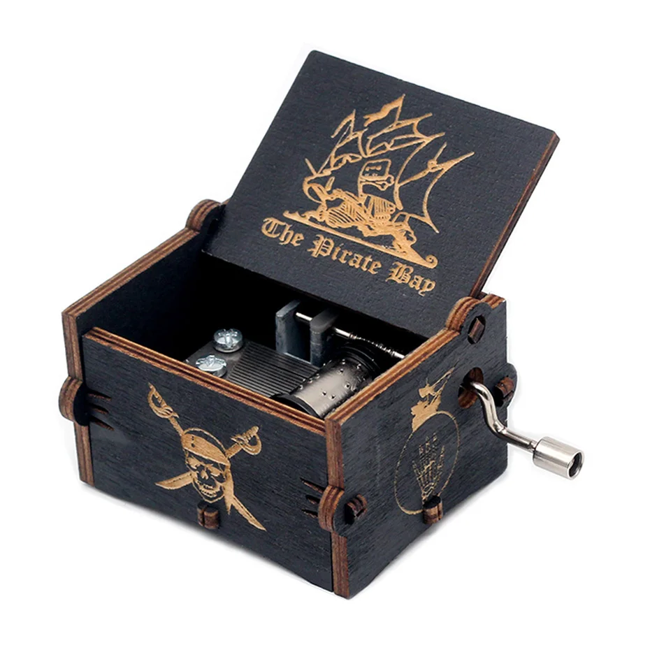 Хит продаж 2021 музыкальная шкатулка в стиле фильма деревянная рукоятка королева