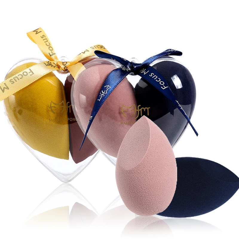 Любовь капли воды макияж губка в форме тыквы пуховка для Макияжа Косметический