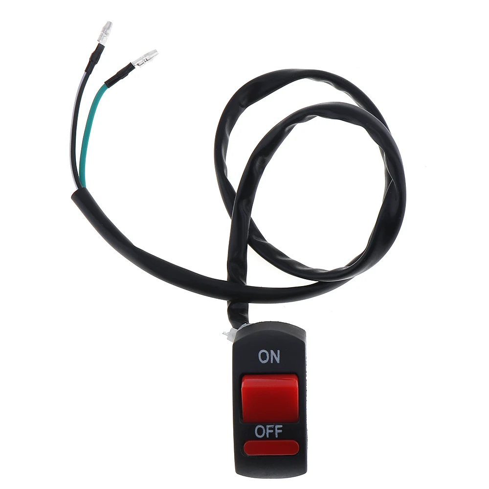 Motorcycle Universal Switches Handlebar Flame Rollout Switch on off Button for Motor ATV Bike DC12V/10A | Автомобили и мотоциклы
