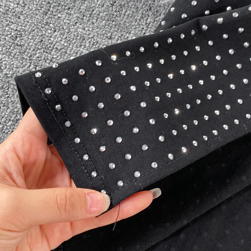 woman sexy club party two piece sets clothing summer diamond stand up collar crop tops high waist wrap skirt outfits woman suits free global shipping