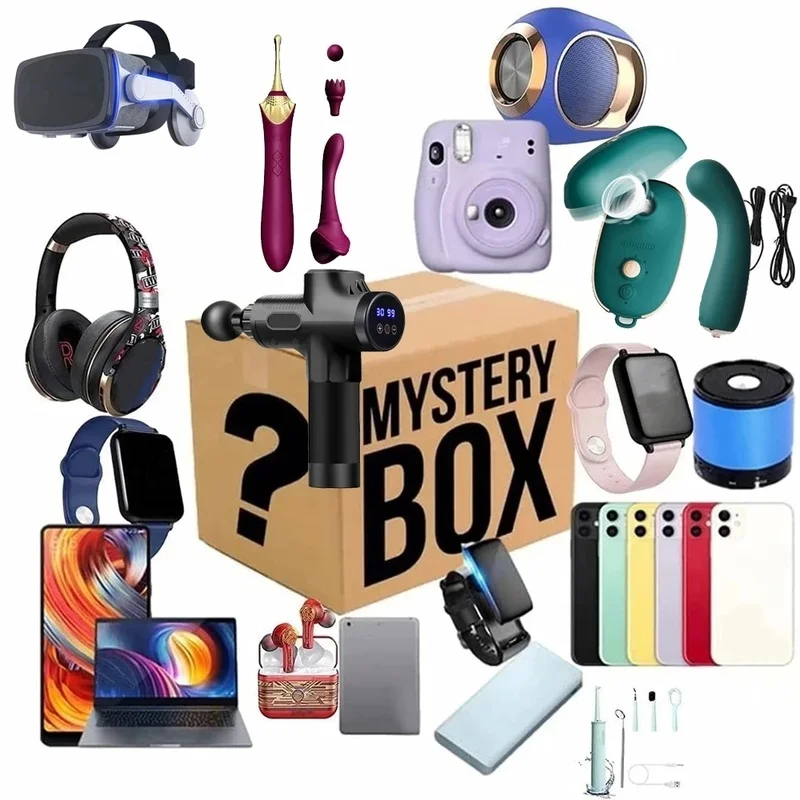 

Mystery Box Electronic Product Surprise Gift Such As Drones Game Controller Etc Random Gift for Christmas Birthday 100% Winning