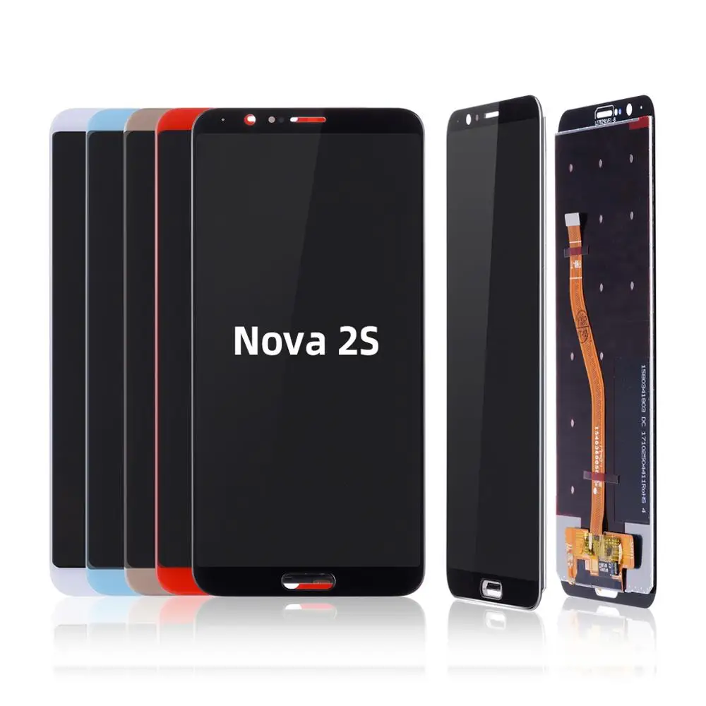 Замена на сборке с рамкой сенсорный ЖК-экран для Nova 2 S дигитайзер 6 0 дюйма huawei