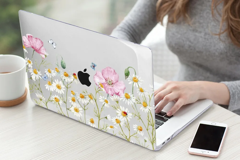 Жесткий чехол Crazy Design с цветочным рисунком жирафа для Macbook Air 13 A1932 Pro 13 Touch Bar A2159 16 дюймов чехол для ноутбука A2141
