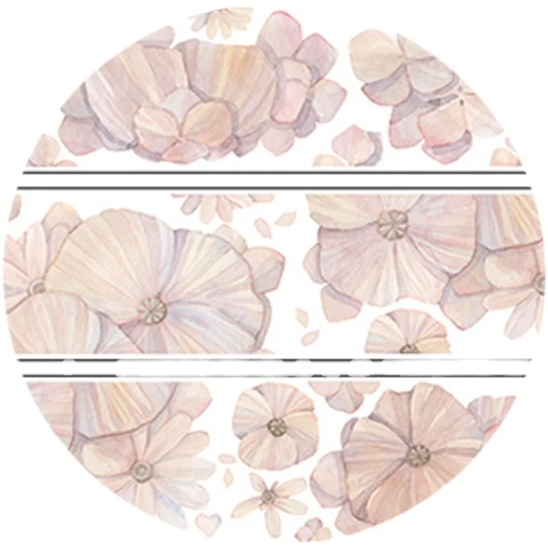 

2 Meter Roll Yumeiren Paper Masking Tape Petal Green Plant Material Pet Planner Journal Collage Decoration