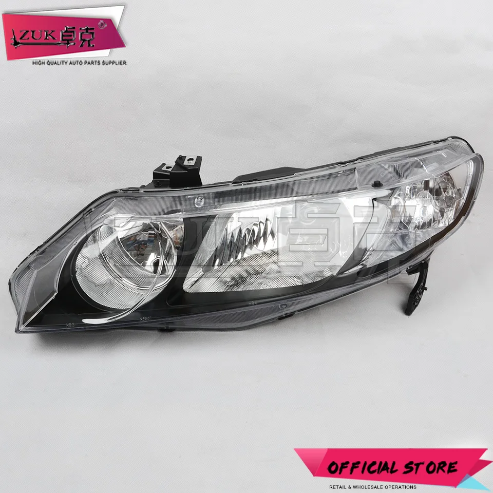 ZUK галогенные лампы головного светильник фара в сборе для HONDA CIVIC FA1 2009 2010 2011