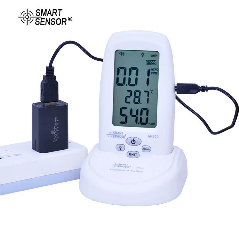 Умный датчик AR820 детектор формальдегида 5 Ppm для измерения загрязнения воздуха в