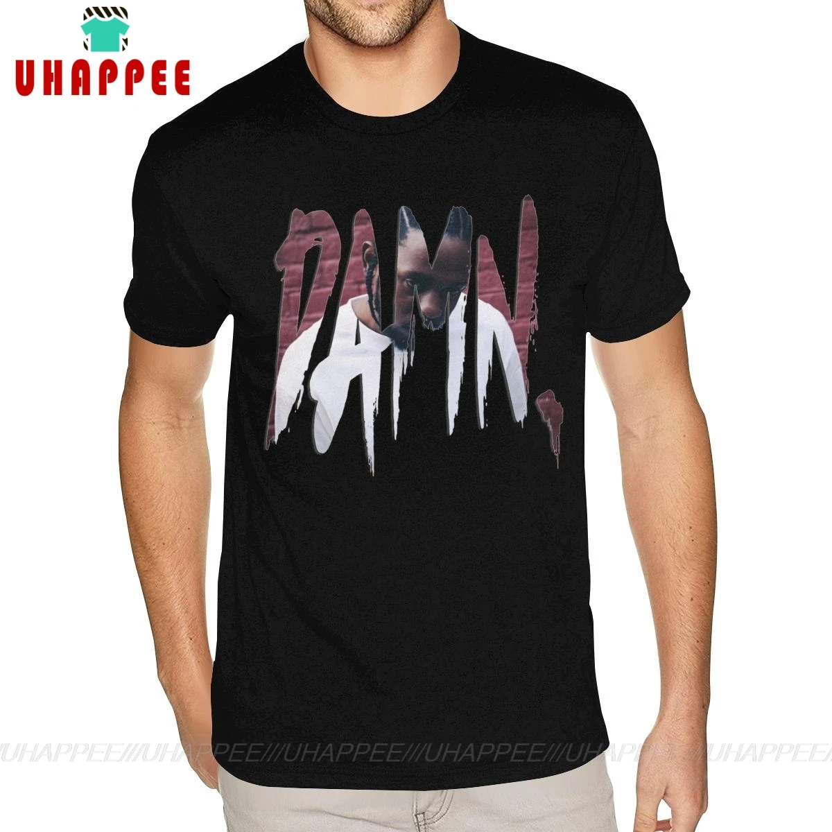 Мужская футболка с короткими рукавами круглым вырезом из натурального