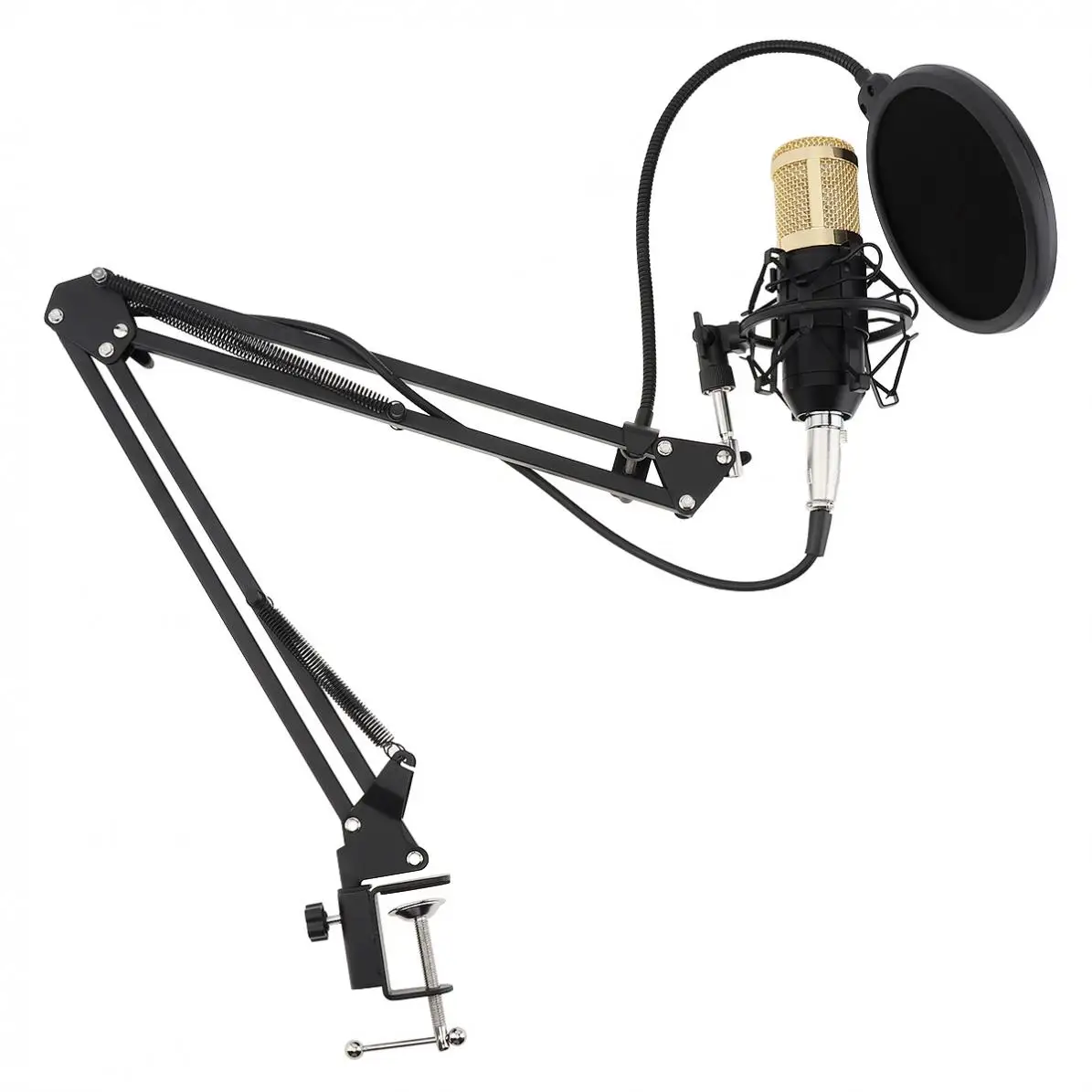 BM-800 Professional Condenser Microphone Live Microphone with Phantom Power Supply Karaoke Condenser Microphone Suit Kits enlarge