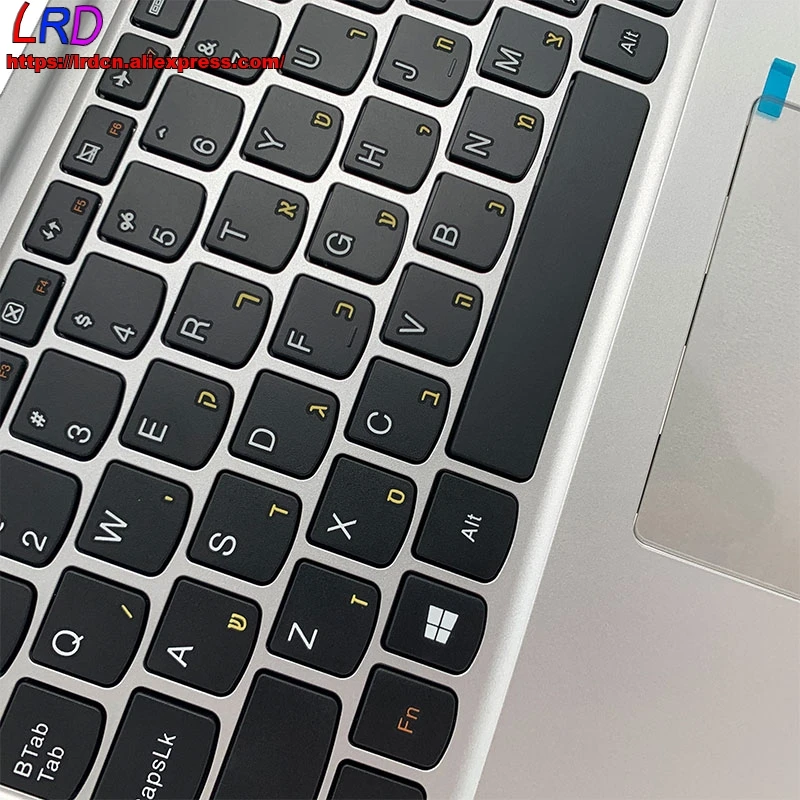 Новая Оригинальная C Крышка верхняя часть корпуса с клавиатурой иврит Израиль и