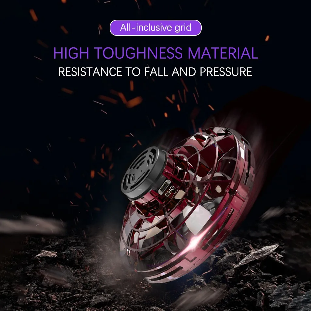 Мини Дрон НЛО Летающий вертолет с защитой от столкновений волшебный шар самолет