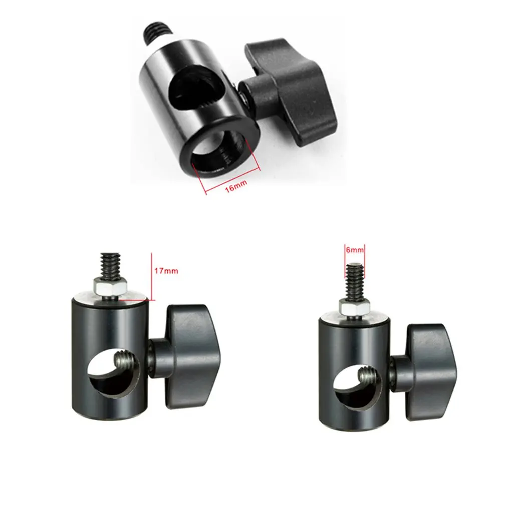 

Durable Universal Metal Speedlite Thread Adapter Screw Light Stand Bracket with Screw Mount Swivel Adapter
