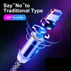 Магнитный зарядный USB-кабель для Iphone, Samsung, Huawei, Android