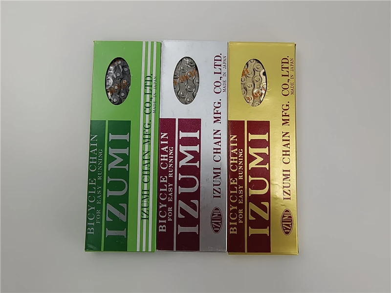 Японская цепь izumi с фиксированной передачей односкоростная для велосипеда 1/2*1/8 *