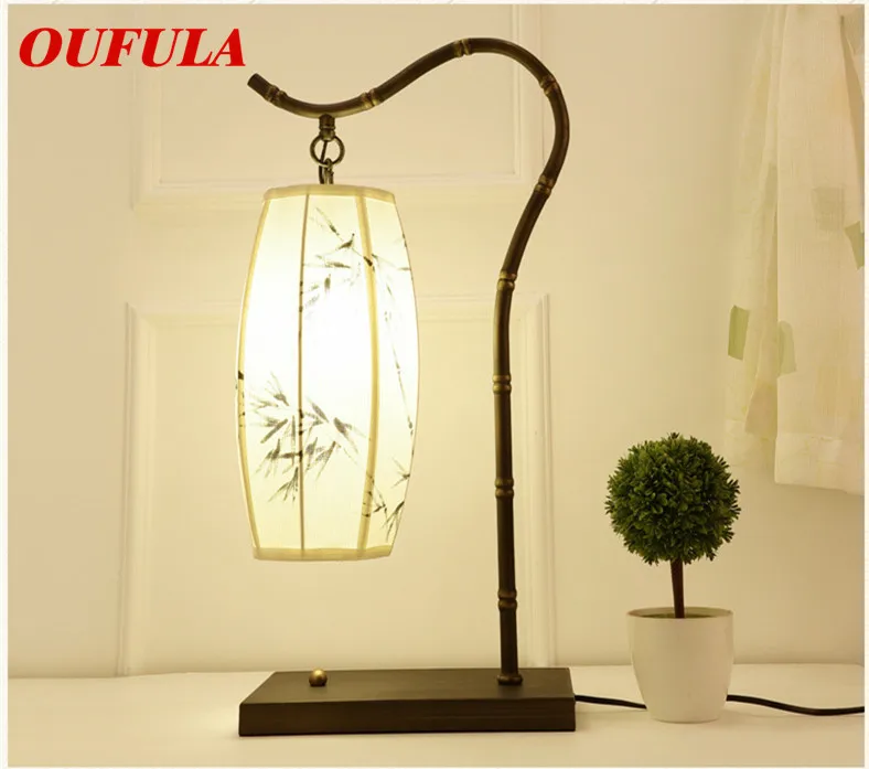 

Настольная лампа OULALA, современный офисный креативный декоративный светильник из ткани для фойе, гостиной, кровати, гостиницы