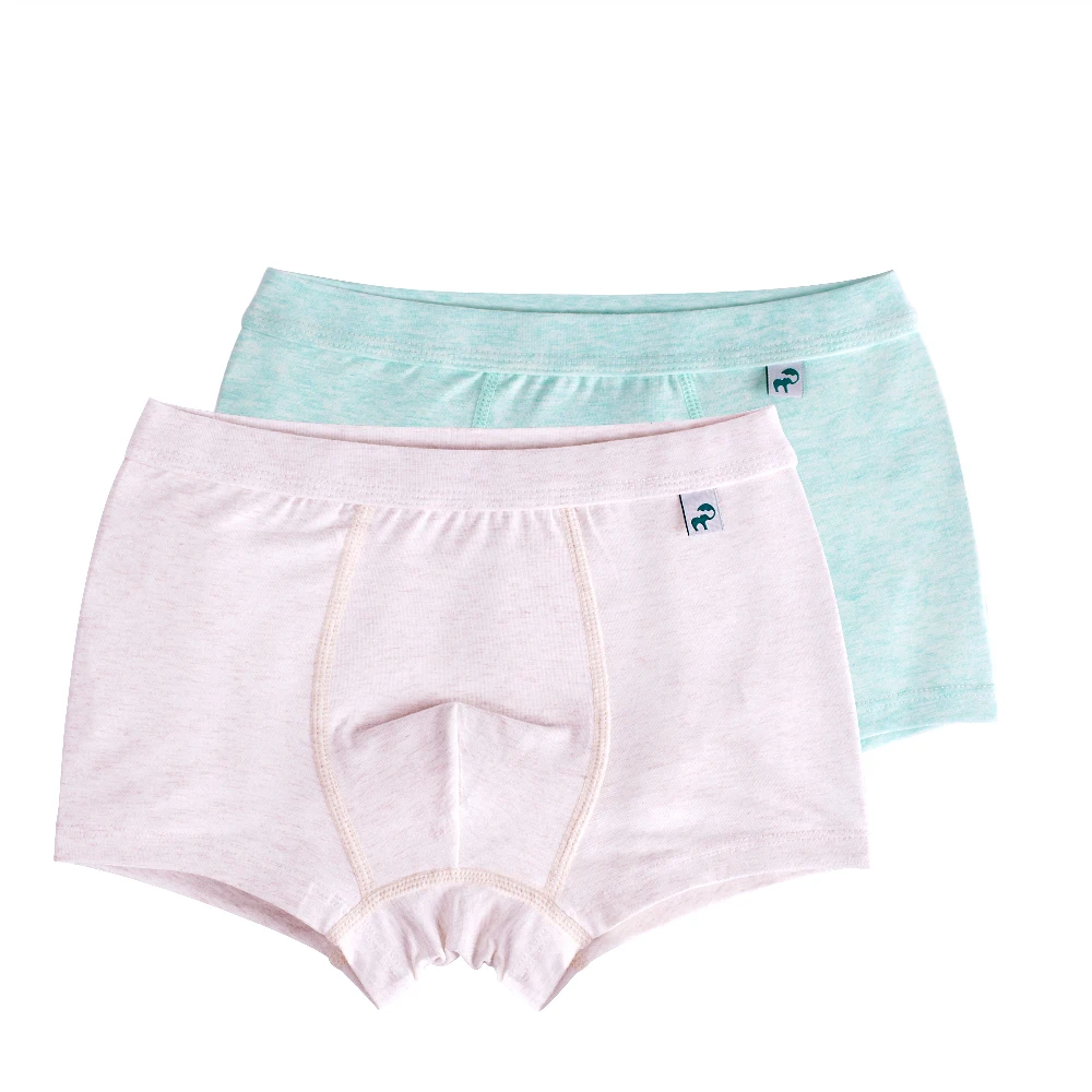 Нижнее белье для мальчиков из хлопка 2 шт. боксеры в стиле пэчворк нижнее одежда 3 4
