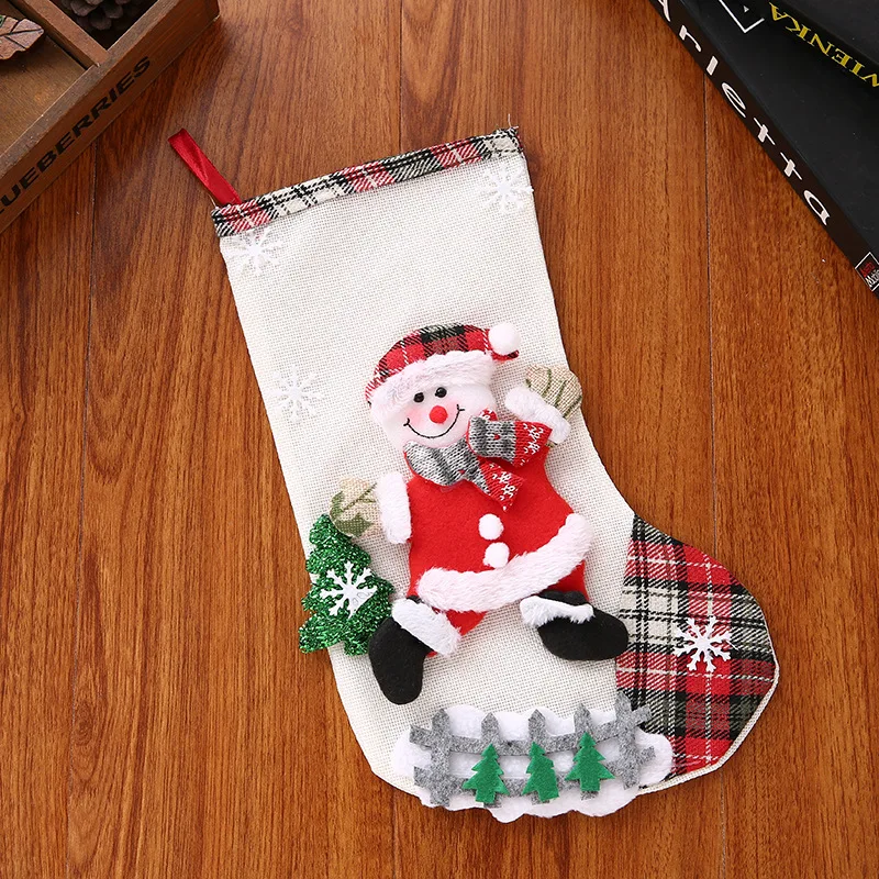 

Christmas Socks Key Ring Christmas Decoration Santa Claus Elk Snowman Keychain New Year 2020 Children Couples Best Girl Gift