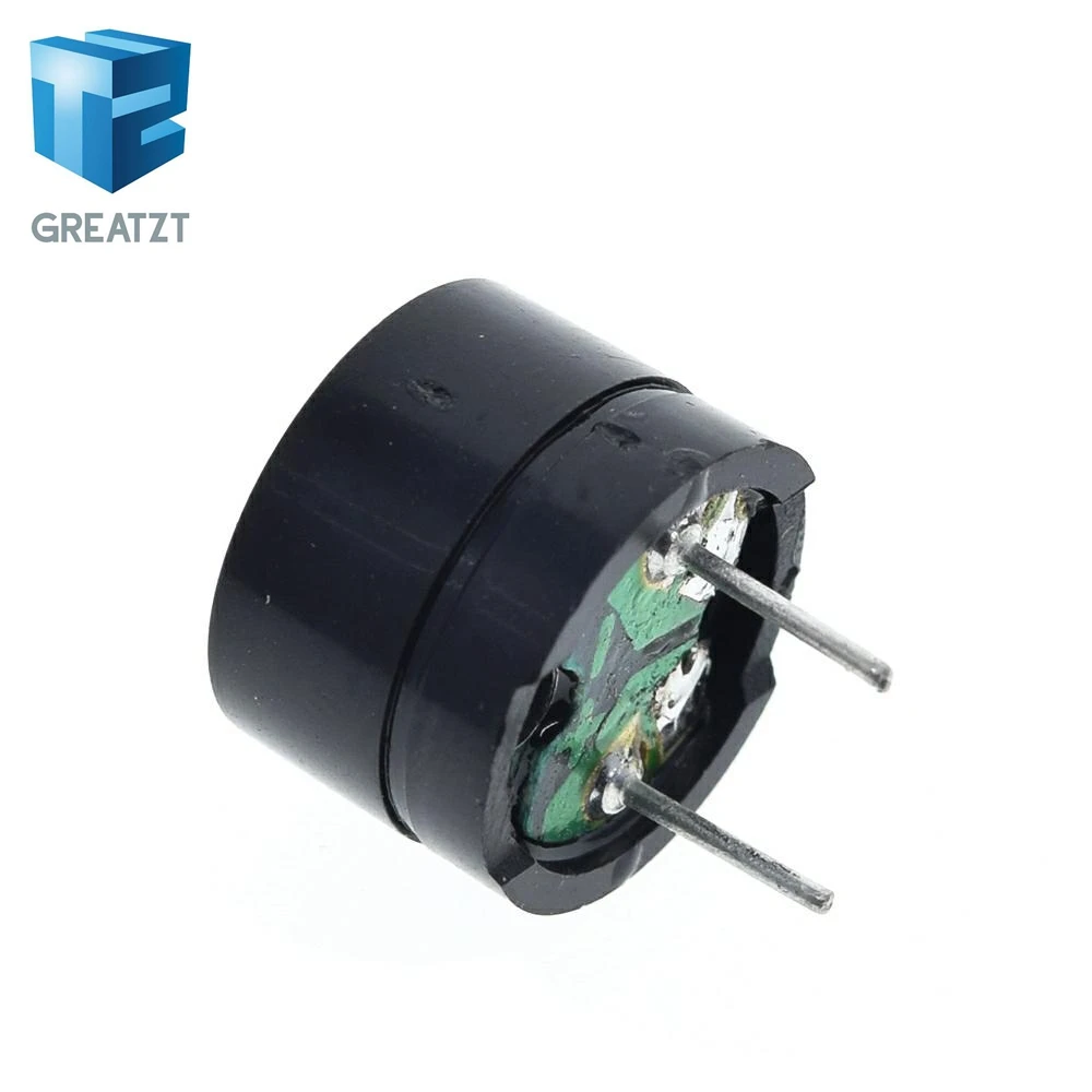GREATZT 10pcs Universal passive buzzer electromagnetic impedance 16 ohms AC / 2KHz 3V 5V 12V | Электронные компоненты и