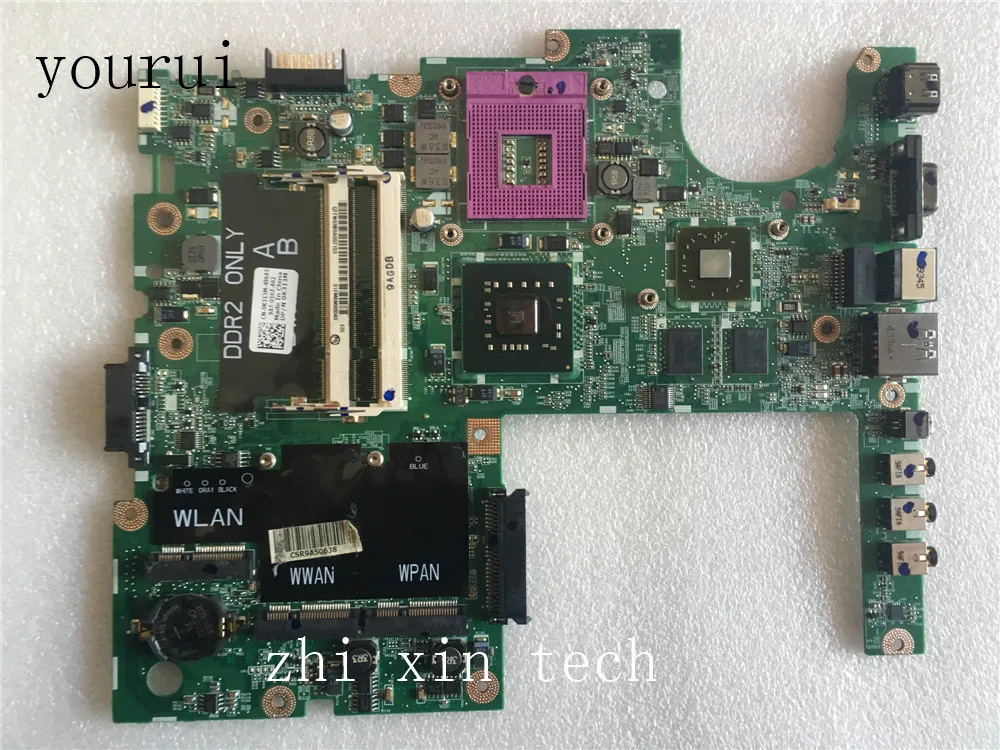 Yourui-placa-mãe Embutida para Computador Notebook Dell 1555 Testado 100% K313m Placa-mãe para notebook