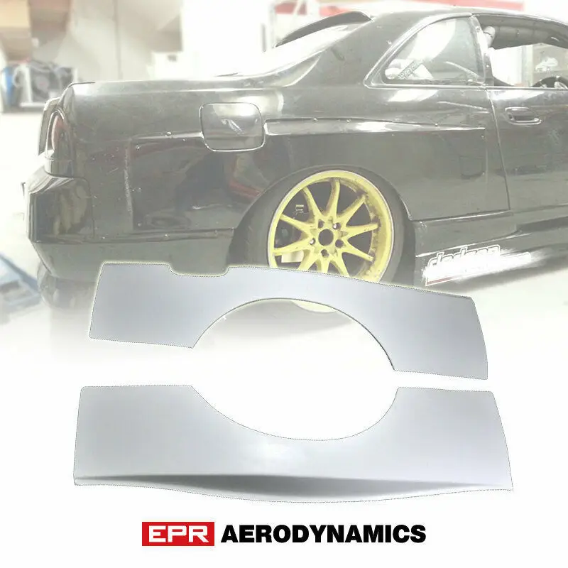 

For Nissan R33 Skyline Wider Style FRP Fiber Black or White Unpainted Rear Fender (Fits GTS GTST) +30mm Exterior Accessories Kit
